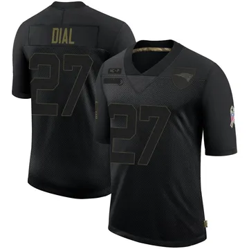 Youth New England Patriots Marcellas Dial Jr. Black Limited 2020 Salute To Service Jersey By Nike