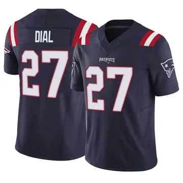 Youth New England Patriots Marcellas Dial Jr. Navy Limited Vapor F.U.S.E. Jersey By Nike