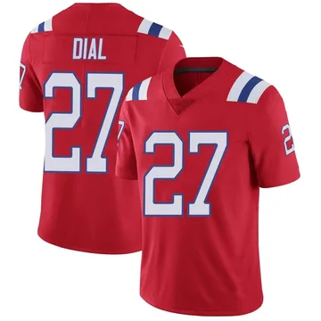 Youth New England Patriots Marcellas Dial Jr. Red Limited Vapor Untouchable Alternate Jersey By Nike