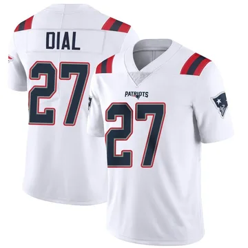 Youth New England Patriots Marcellas Dial Jr. White Limited Vapor Untouchable Jersey By Nike