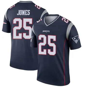 Youth New England Patriots Marcus Jones Navy Legend Jersey By Nike