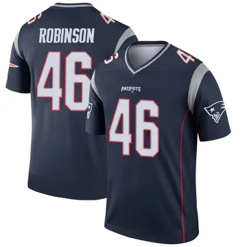 Youth New England Patriots Mark Robinson Navy Legend Jersey By Nike