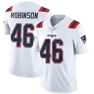 Youth New England Patriots Mark Robinson White Limited Vapor Untouchable Jersey By Nike