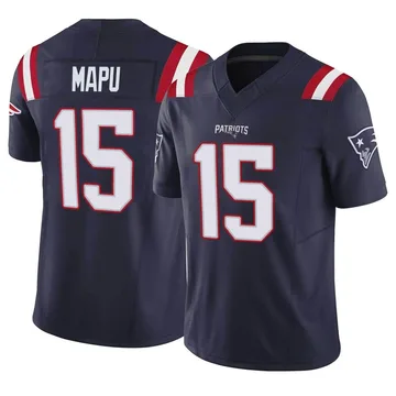 Youth New England Patriots Marte Mapu Navy Limited Vapor F.U.S.E. Jersey By Nike
