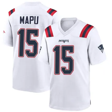 Youth New England Patriots Marte Mapu White Game Jersey By Nike