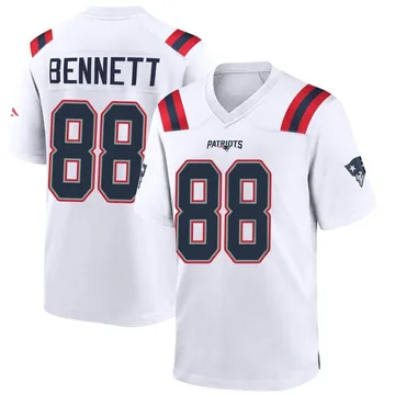 Youth New England Patriots Martellus Bennett White Game Jersey By Nike