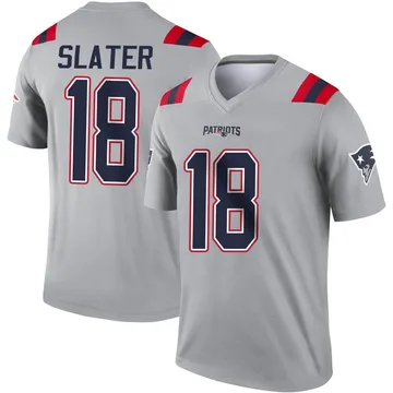 Youth New England Patriots Matthew Slater Gray Legend Inverted Jersey By Nike