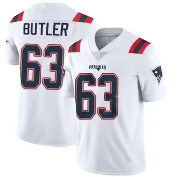 Youth New England Patriots Mehki Butler White Limited Vapor Untouchable Jersey By Nike