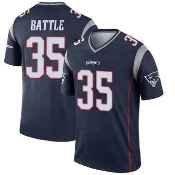 Youth New England Patriots Miles Battle Navy Legend Jersey By Nike