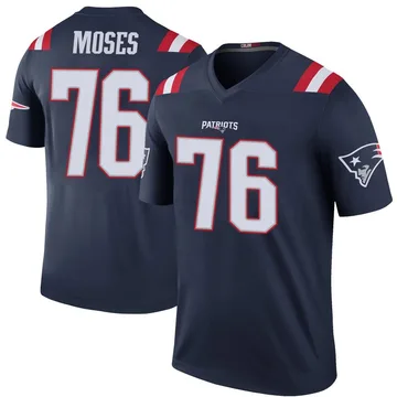 Youth New England Patriots Morgan Moses Navy Legend Color Rush Jersey By Nike
