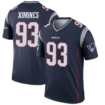 Youth New England Patriots Oshane Ximines Navy Legend Jersey By Nike
