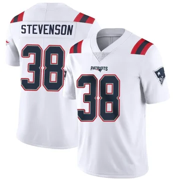 Youth New England Patriots Rhamondre Stevenson White Limited Vapor Untouchable Jersey By Nike