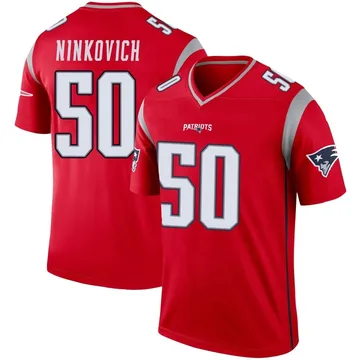 Youth New England Patriots Rob Ninkovich Red Legend Inverted Jersey By Nike