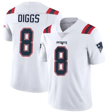 Youth New England Patriots Stefon Diggs White Limited Vapor Untouchable Jersey By Nike