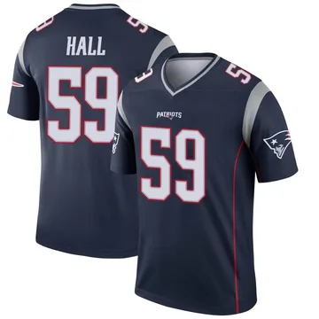 Youth New England Patriots Terez Hall Navy Legend Jersey By Nike