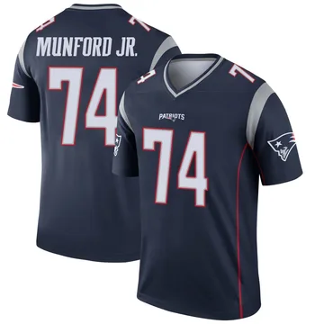 Youth New England Patriots Thayer Munford Jr. Navy Legend Jersey By Nike
