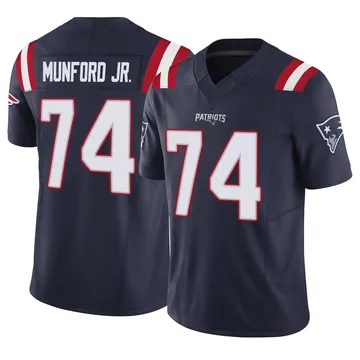 Youth New England Patriots Thayer Munford Jr. Navy Limited Vapor F.U.S.E. Jersey By Nike