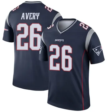 Youth New England Patriots Tre Avery Navy Legend Jersey By Nike