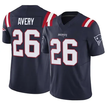 Youth New England Patriots Tre Avery Navy Limited Vapor F.U.S.E. Jersey By Nike