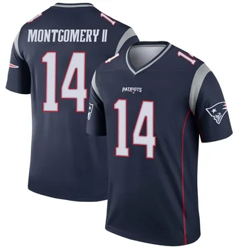 Youth New England Patriots Ty Montgomery II Navy Legend Jersey By Nike