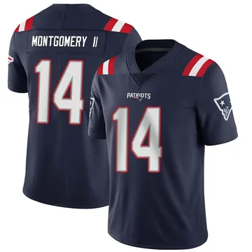Youth New England Patriots Ty Montgomery II Navy Limited Team Color Vapor Untouchable Jersey By Nike