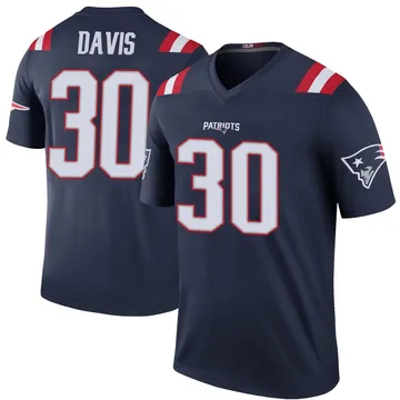 Youth New England Patriots Tyler Davis Navy Legend Color Rush Jersey By Nike