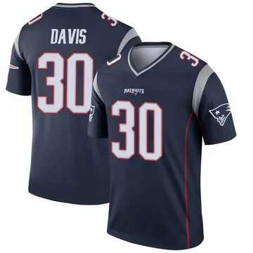 Youth New England Patriots Tyler Davis Navy Legend Jersey By Nike
