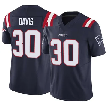Youth New England Patriots Tyler Davis Navy Limited Vapor F.U.S.E. Jersey By Nike