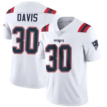 Youth New England Patriots Tyler Davis White Limited Vapor Untouchable Jersey By Nike