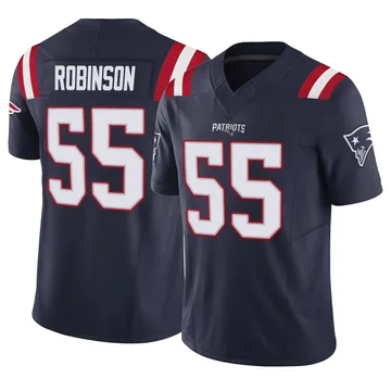 Youth New England Patriots Tyrese Robinson Navy Limited Vapor F.U.S.E. Jersey By Nike