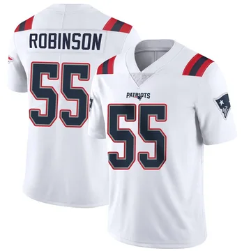 Youth New England Patriots Tyrese Robinson White Limited Vapor Untouchable Jersey By Nike