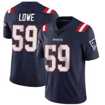 Youth New England Patriots Vederian Lowe Navy Limited Team Color Vapor Untouchable Jersey By Nike