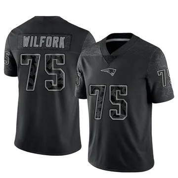 Youth New England Patriots Vince Wilfork Black Limited Reflective Jersey By Nike
