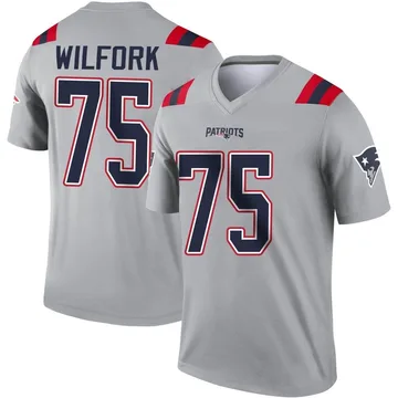 Youth New England Patriots Vince Wilfork Gray Legend Inverted Jersey By Nike