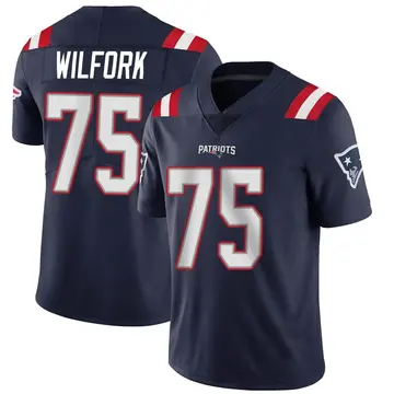 Youth New England Patriots Vince Wilfork Navy Limited Team Color Vapor Untouchable Jersey By Nike
