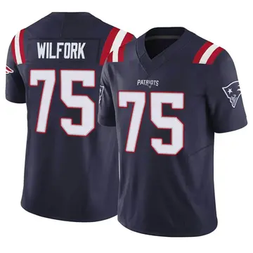 Youth New England Patriots Vince Wilfork Navy Limited Vapor F.U.S.E. Jersey By Nike