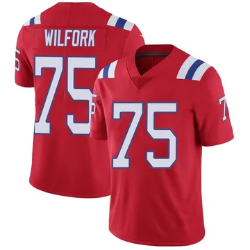 Youth New England Patriots Vince Wilfork Red Limited Vapor Untouchable Alternate Jersey By Nike
