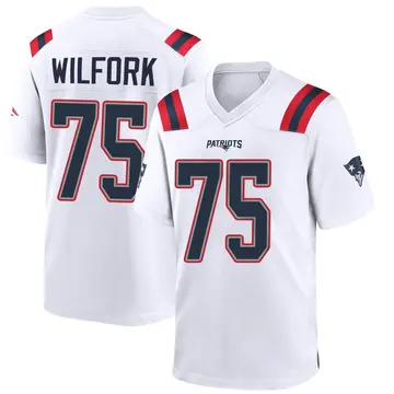 Youth New England Patriots Vince Wilfork White Game Jersey By Nike