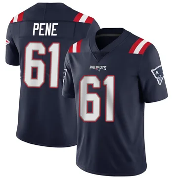 Youth New England Patriots Wilfried Pene Navy Limited Team Color Vapor Untouchable Jersey By Nike