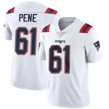 Youth New England Patriots Wilfried Pene White Limited Vapor Untouchable Jersey By Nike