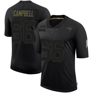 Youth New England Patriots Will Campbell Black Limited 2020 Salute To Service Jersey By Nike
