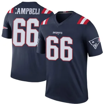 Youth New England Patriots Will Campbell Navy Legend Color Rush Jersey By Nike
