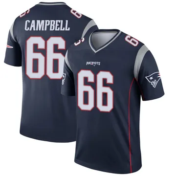 Youth New England Patriots Will Campbell Navy Legend Jersey By Nike