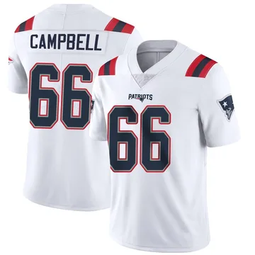 Youth New England Patriots Will Campbell White Limited Vapor Untouchable Jersey By Nike