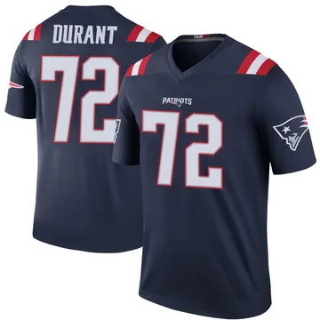 Youth New England Patriots Yasir Durant Navy Legend Color Rush Jersey By Nike