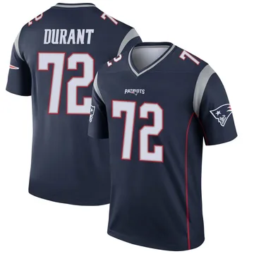 Youth New England Patriots Yasir Durant Navy Legend Jersey By Nike